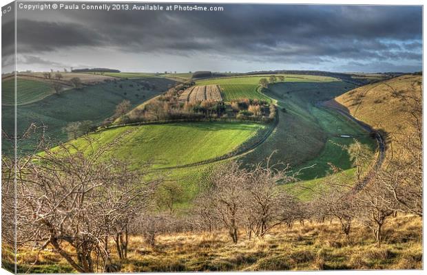 Yorkshire Wolds Canvas Print by Paula Connelly