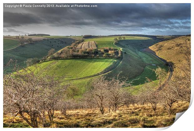 Yorkshire Wolds Print by Paula Connelly