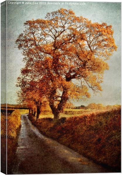 Sweetbriar Trees Canvas Print by Julie Coe