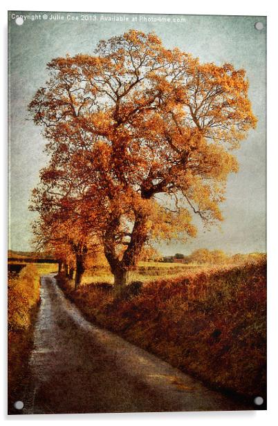 Sweetbriar Trees Acrylic by Julie Coe