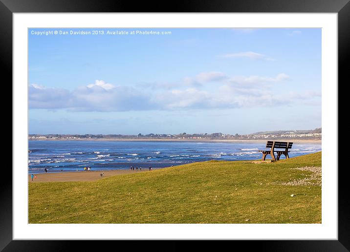 Ogmore View Framed Mounted Print by Dan Davidson
