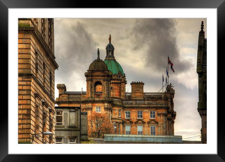 Bank of Scotland Framed Mounted Print by Tom Gomez