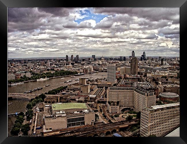 London Skyline 2 Framed Print by Rod Ohlsson