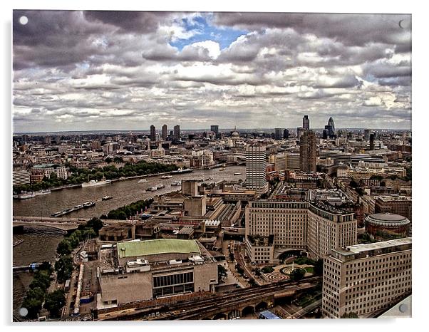 London Skyline 2 Acrylic by Rod Ohlsson
