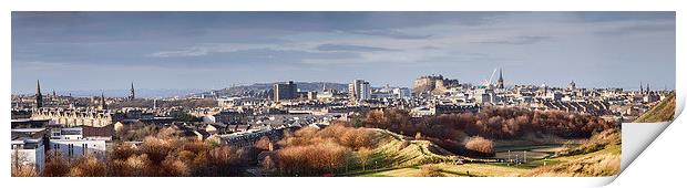 Edinburgh Cityscape Print by Keith Thorburn EFIAP/b