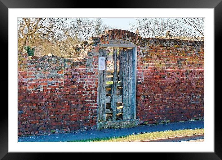 Door To Nowhere Framed Mounted Print by philip milner