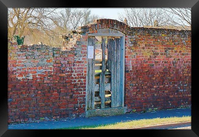 Door To Nowhere Framed Print by philip milner