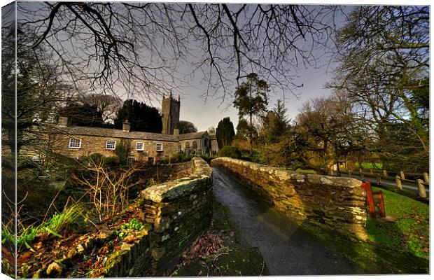 Altarnun Bridge Canvas Print by Rob Hawkins