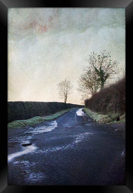The Road Home Framed Print by Dawn Cox