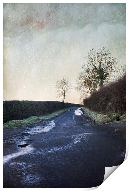 The Road Home Print by Dawn Cox