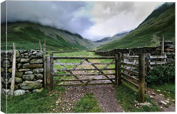 Gate to Great Gable Canvas Print by Greg Marshall