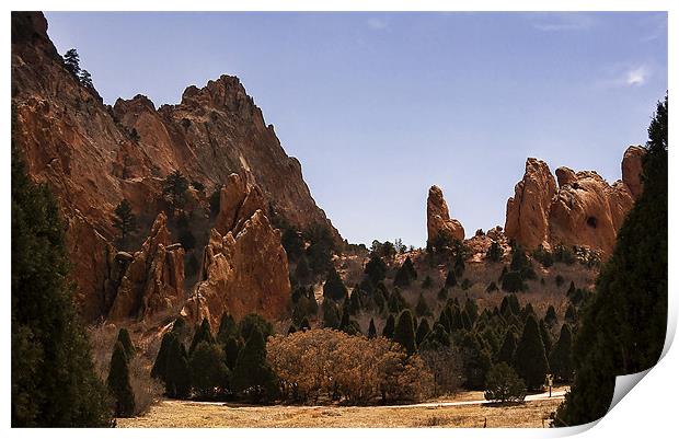 Garden of the Gods Print by Klara Memisevic