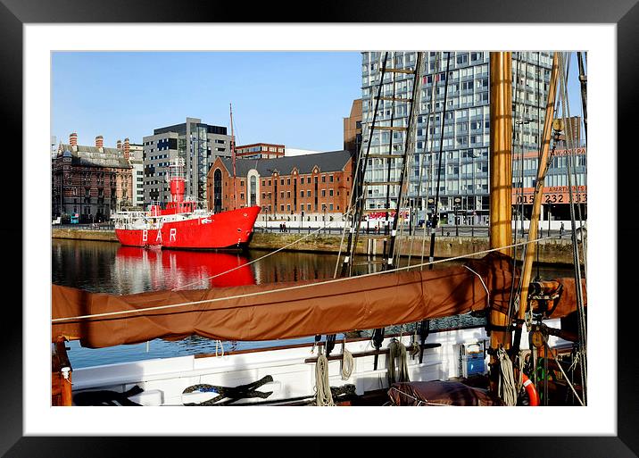 BAR Albert Docks Framed Mounted Print by Gary Kenyon