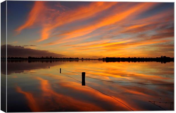 Sunset Canvas Print by Ron Ver