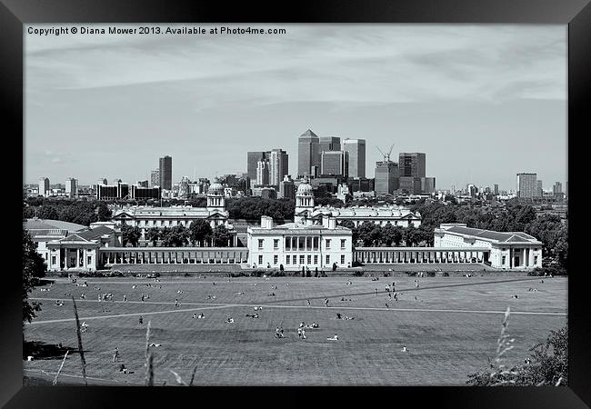 Greenwich Framed Print by Diana Mower