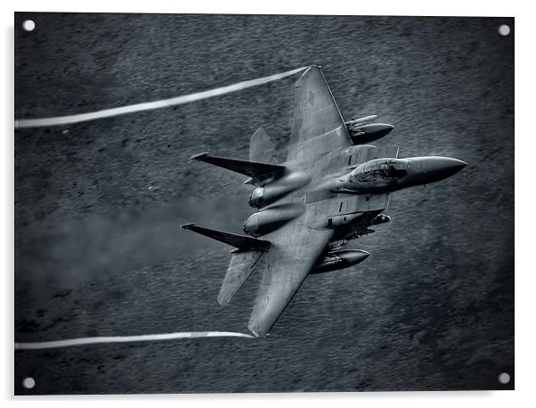 F-15E strike Eagle Acrylic by Andrew chittock