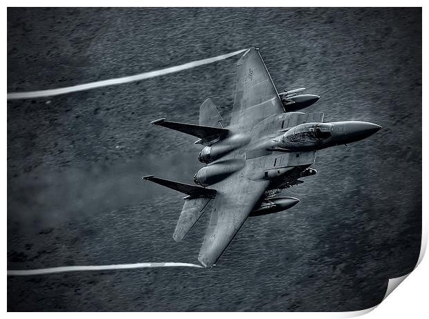 F-15E strike Eagle Print by Andrew chittock