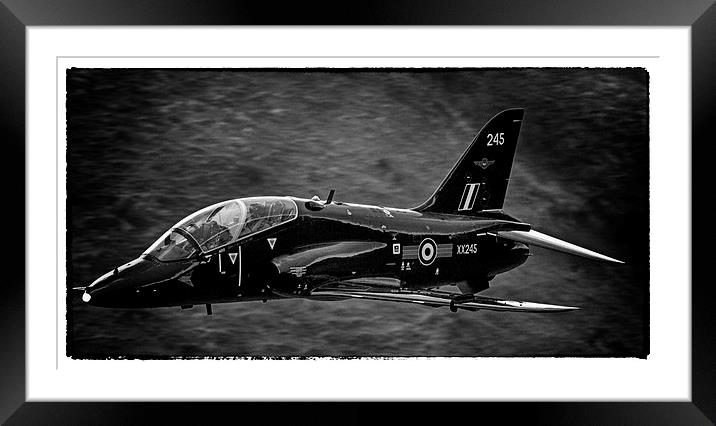 RAF Hawk Framed Mounted Print by Andrew chittock