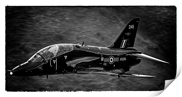 RAF Hawk Print by Andrew chittock