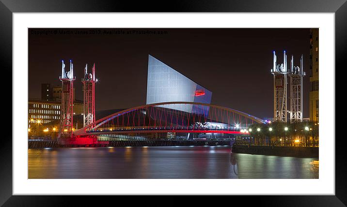Connecting the City's Heart Framed Mounted Print by K7 Photography