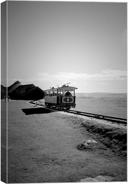 The Great Orme Tramway Canvas Print by Sean Wareing