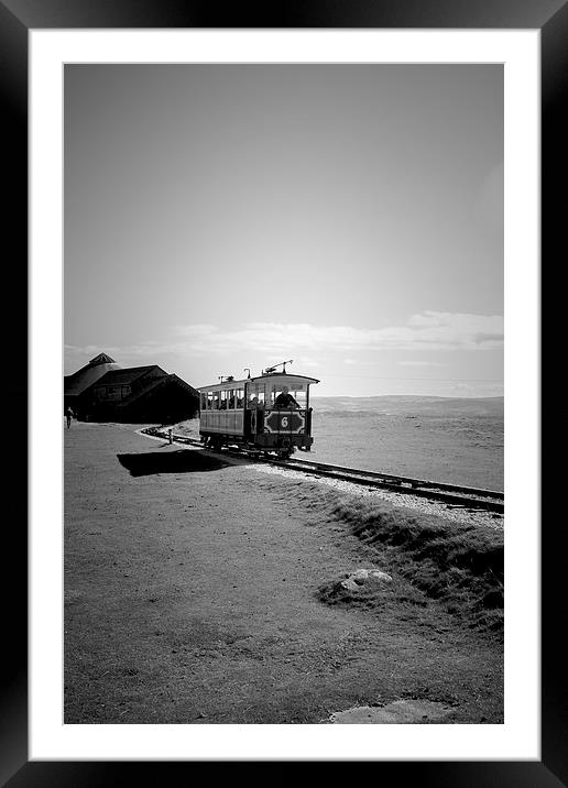 The Great Orme Tramway Framed Mounted Print by Sean Wareing