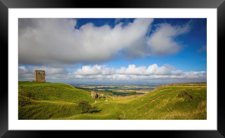 Bredon Hill Worcestershire Framed Mounted Print by Roz Greening