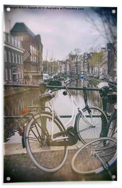 Vintage Amsterdam Acrylic by Ann Garrett