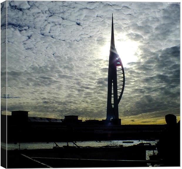 spinnaker tower portsmouth Canvas Print by nick wastie