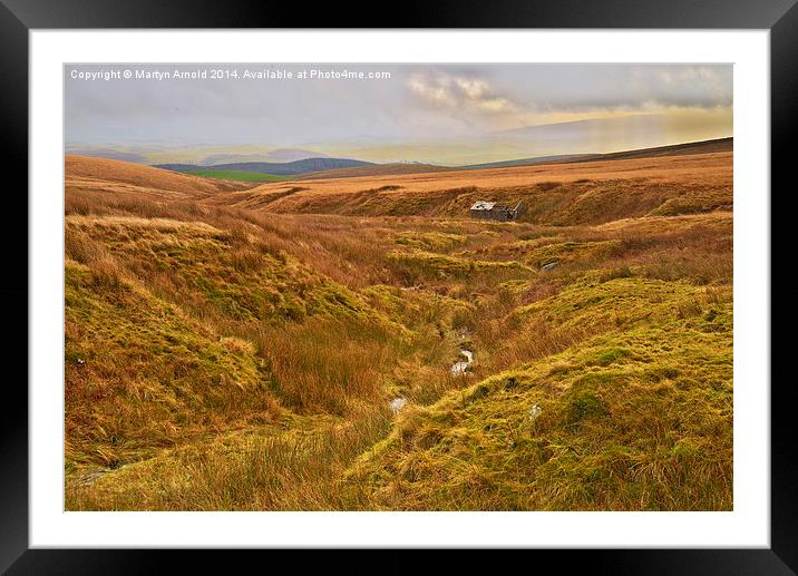 Majestic Winter Moorland Framed Mounted Print by Martyn Arnold