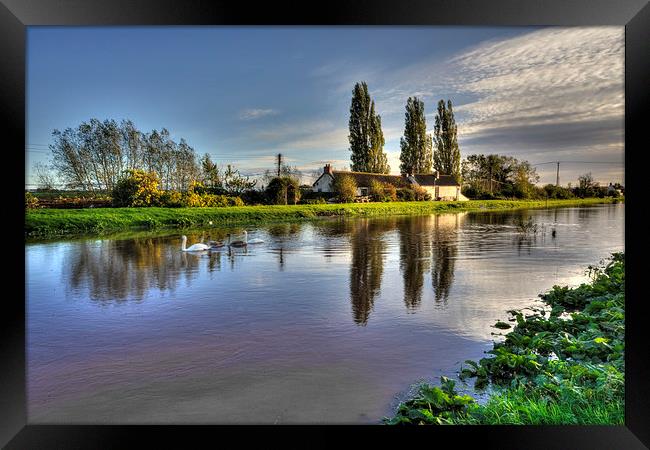 Reflections on the Tone Framed Print by Rob Hawkins