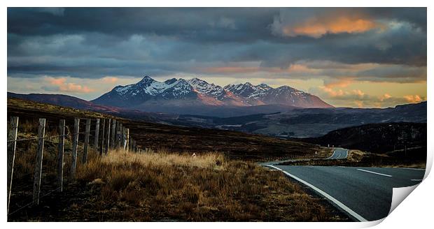 Skye Roads 2 Print by Leo Jaleo 