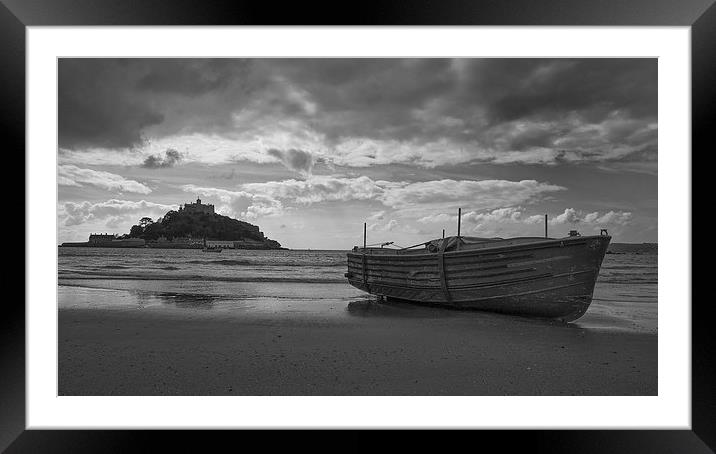st michaels mount Framed Mounted Print by paul haylock