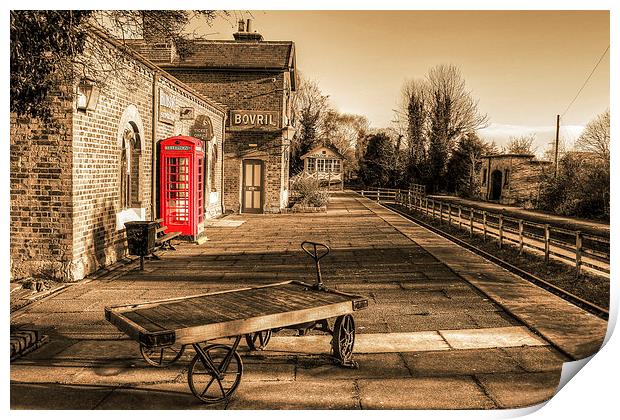 Hadlow Road Station Print by Pete Lawless