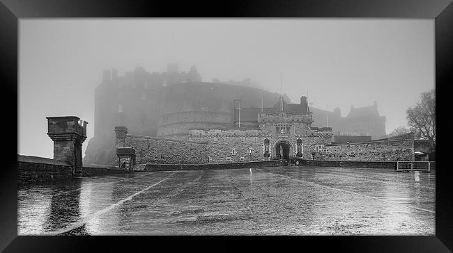Edinburgh Castle Framed Print by Keith Thorburn EFIAP/b