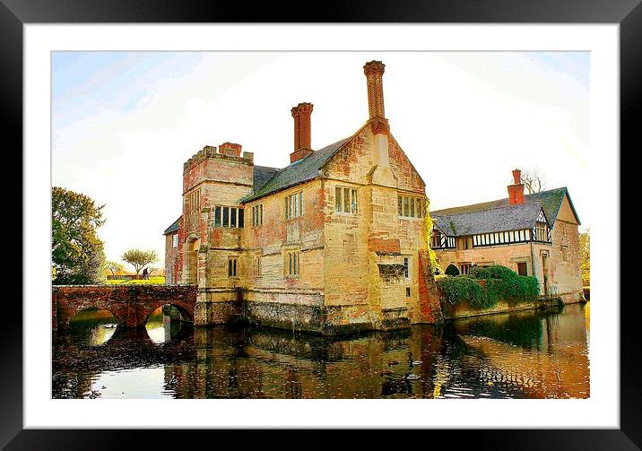 Baddersley Clinton Manor House Framed Mounted Print by philip milner