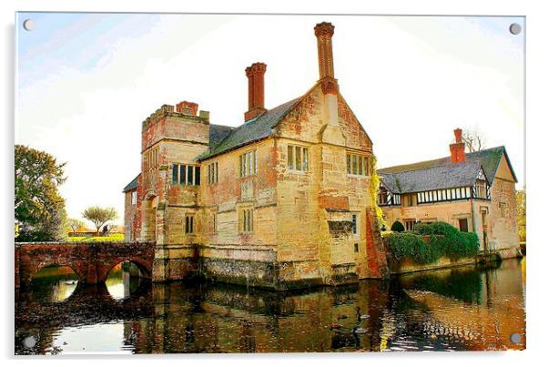 Baddersley Clinton Manor House Acrylic by philip milner