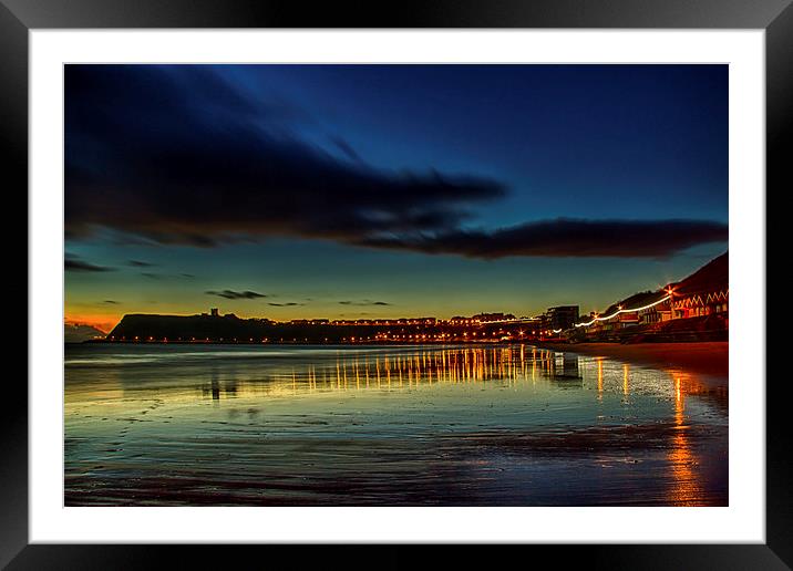 Reflective Dawn Framed Mounted Print by Cliff Miller
