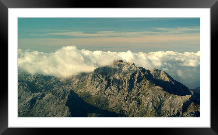 Mallorca Mountains Puig Major Framed Mounted Print by Peter F Hunt