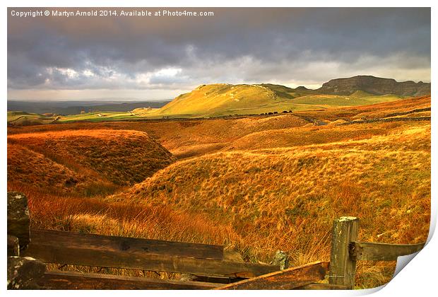 Stormy Majesty - Scosthrop Moor Yorkshire Dales Print by Martyn Arnold