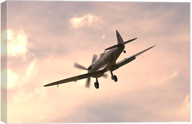 Spitfire LF Mk.XVIe Canvas Print by Nigel Bangert