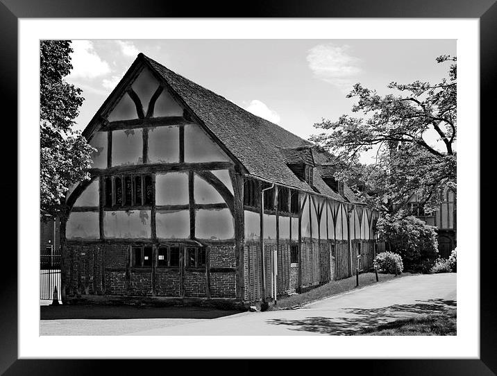 CHEYNEY COURT WINCHESTER Framed Mounted Print by Anthony Kellaway