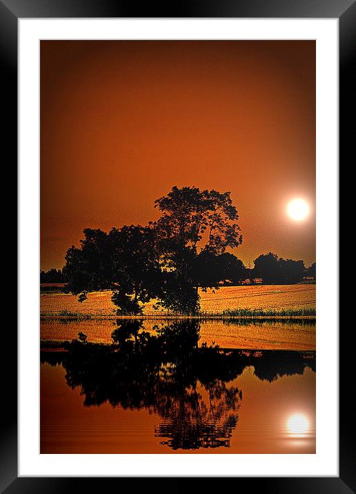 the calm Framed Mounted Print by jay clarke