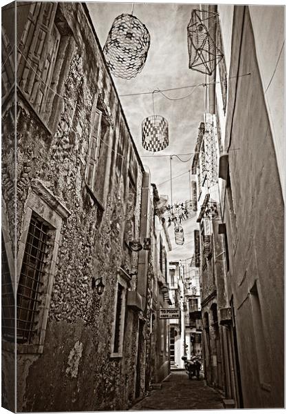 Street decorations Canvas Print by Rod Ohlsson