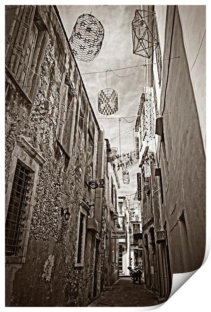 Street decorations Print by Rod Ohlsson