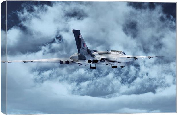 Avro Vulcan Bomber XH558 Canvas Print by J Biggadike