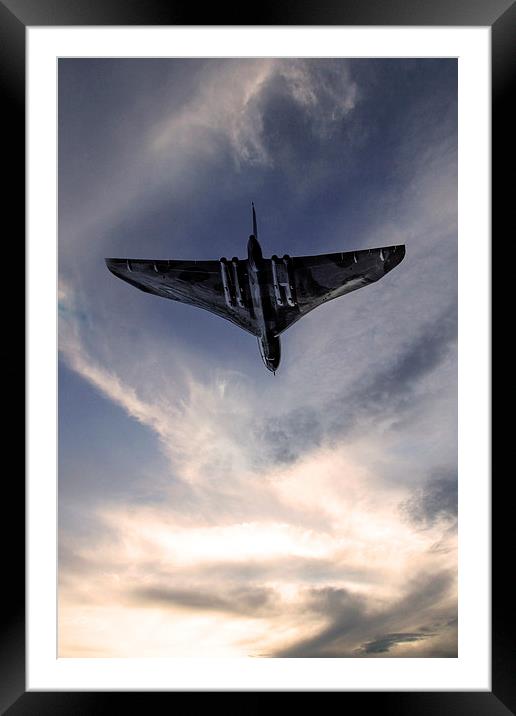 Vulcan Bomber Framed Mounted Print by J Biggadike
