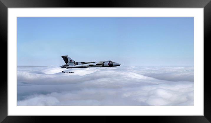 Vulcan Bombers Framed Mounted Print by J Biggadike