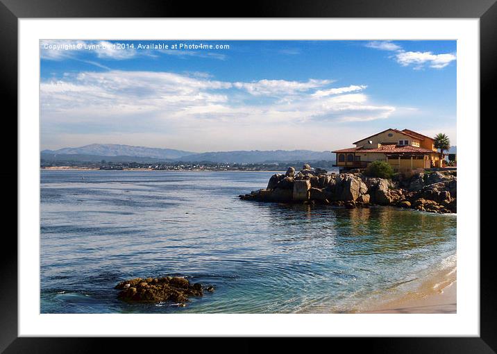 Monterey Bay California Framed Mounted Print by Lynn Bolt