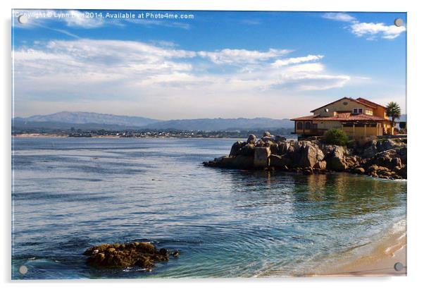 Monterey Bay California Acrylic by Lynn Bolt